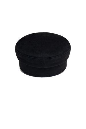 Piercing-inspired Baker Boy Cap RUSLAN BAGINSKIY | KPC033FW25WPRSTMRBBLK